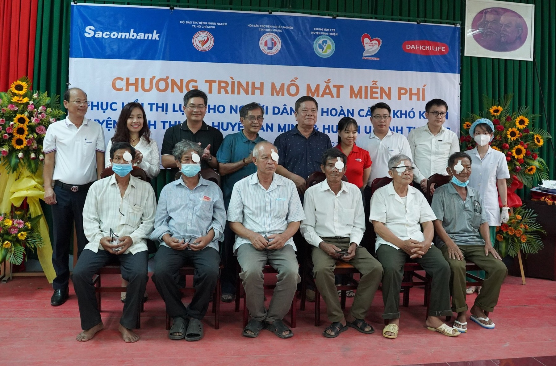 Chương trình mổ mắt miễn phí cho các bệnh nhân tại tỉnh Kiên Giang