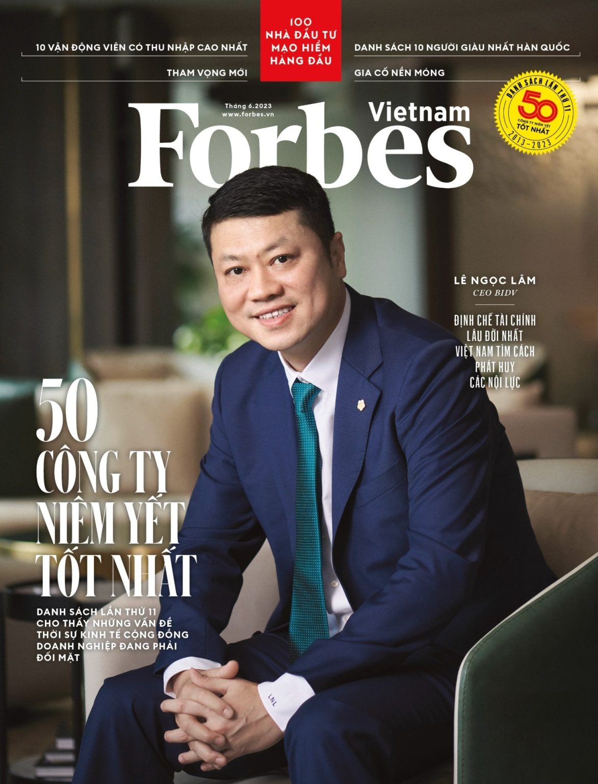 Forbes Việt Nam công bố “Danh sách 50 công ty niêm yết tốt nhất” năm 2023
