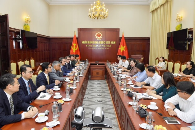 Thống đốc Nguyễn Thị Hồng tiếp xã giao Đoàn tham vấn Điều IV – IMF