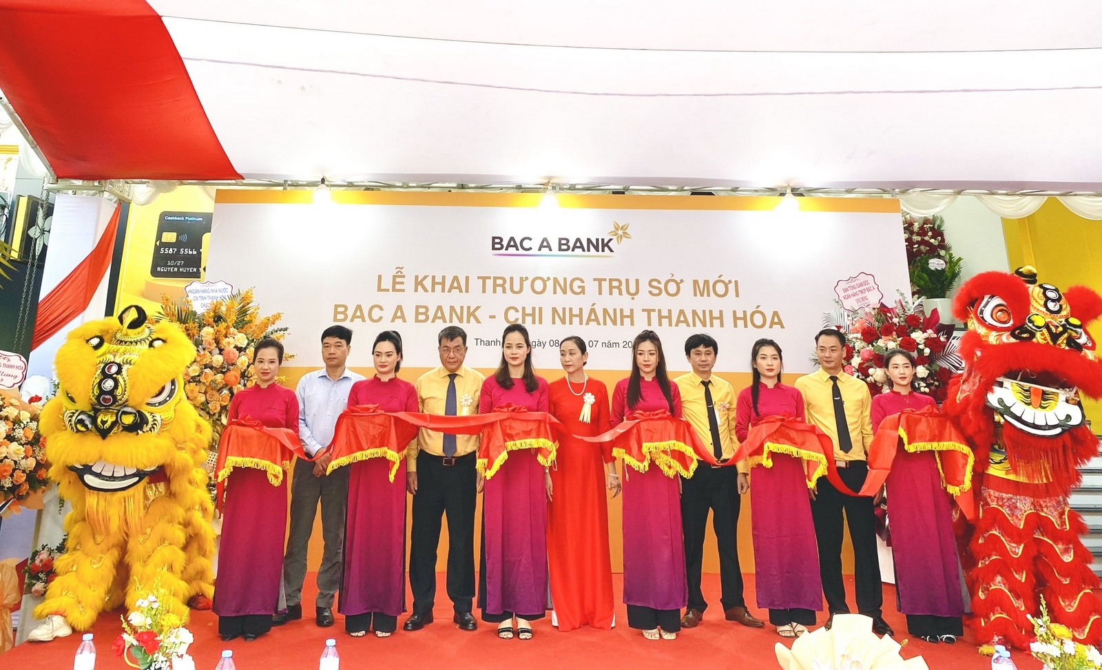 Kỷ niệm 20 năm thành lập - BAC A BANK Chi nhánh Thanh Hóa tưng bừng khai trương trụ sở mới