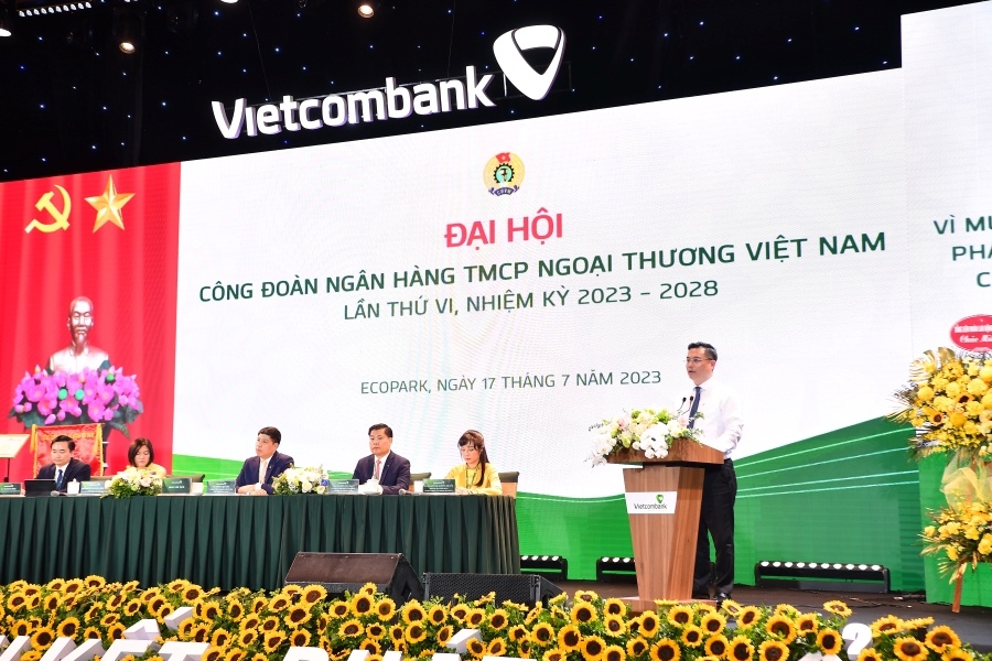 Đại hội Công đoàn Vietcombank lần thứ VI, nhiệm kỳ 2023 - 2028 thành công tốt đẹp