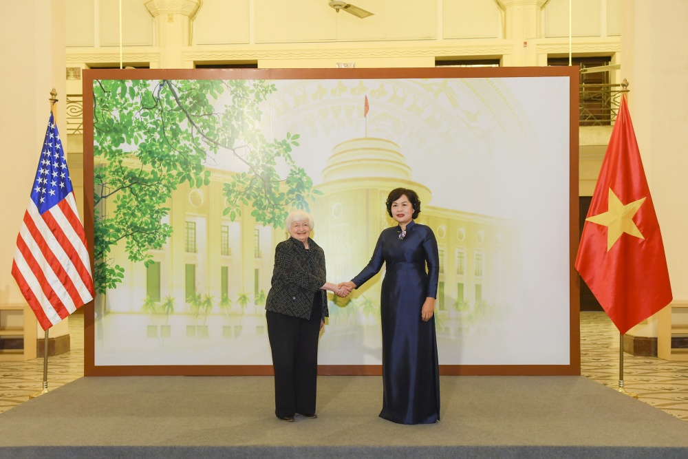 Tuyên bố chung giữa Thống đốc NHNN Việt Nam Nguyễn Thị Hồng và Bộ trưởng Tài chính Hoa Kỳ Janet L. Yellen