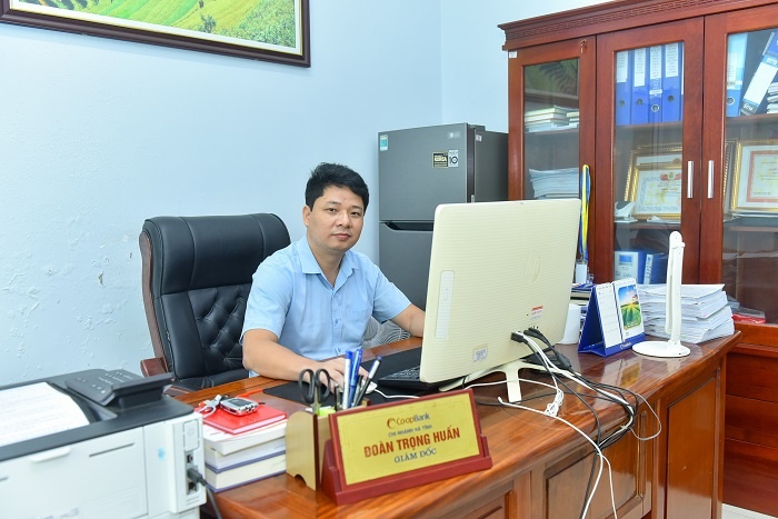 Ông Đoàn Trọng Huấn - Giám đốc Co-opBank chi nhánh Hà Tĩnh
