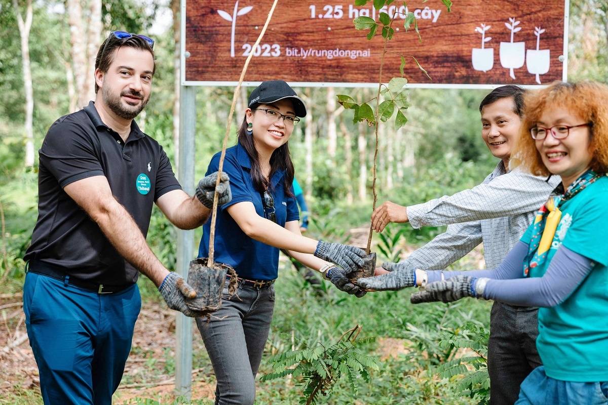 Airbus đặt mục tiêu trồng 1,25 hecta rừng tại Đồng Nai