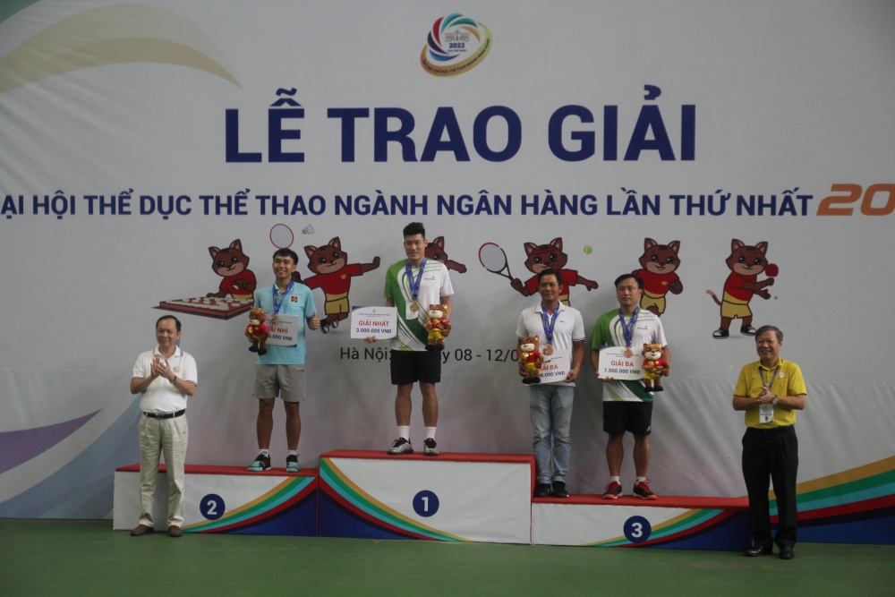 Trao các giải thưởng môn Tennis