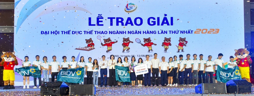 Bế mạc Đại hội TDTT ngành Ngân hàng: Khẳng định tinh thần đoàn kết, vì một Việt Nam cường thịnh