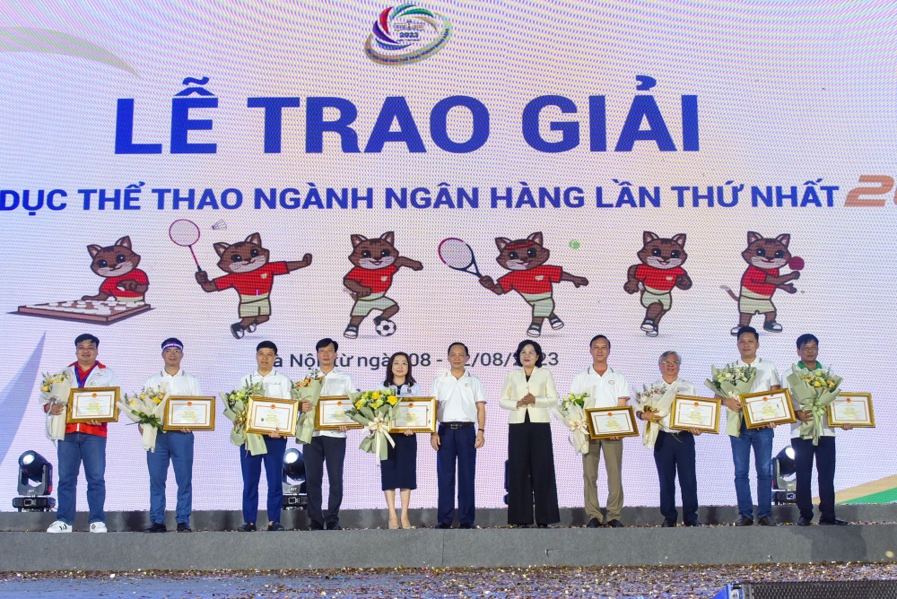 Bế mạc Đại hội TDTT ngành Ngân hàng: Khẳng định tinh thần đoàn kết, vì một Việt Nam cường thịnh