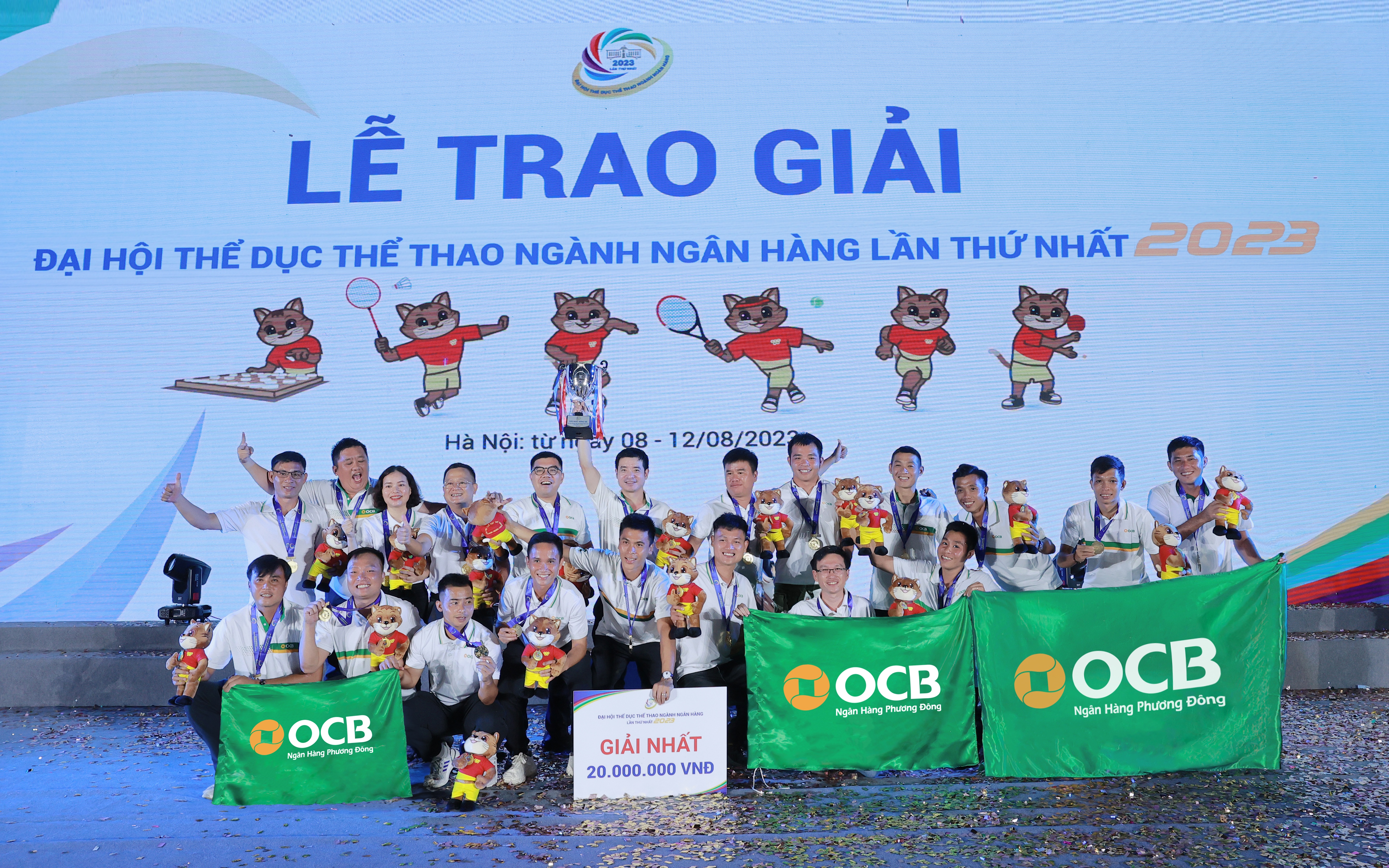 OCB  xuất sắc giành chức vô địch bóng đá nam tại Đại hội TDTT ngành  Ngân hàng