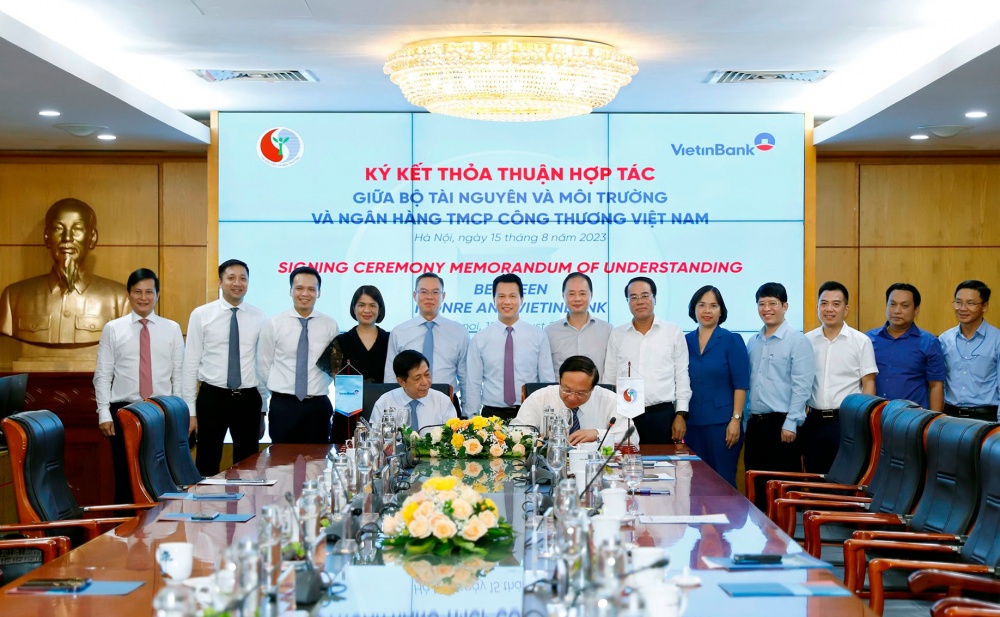 Bộ Tài nguyên và Môi trường và VietinBank Ký thỏa thuận hợp tác 