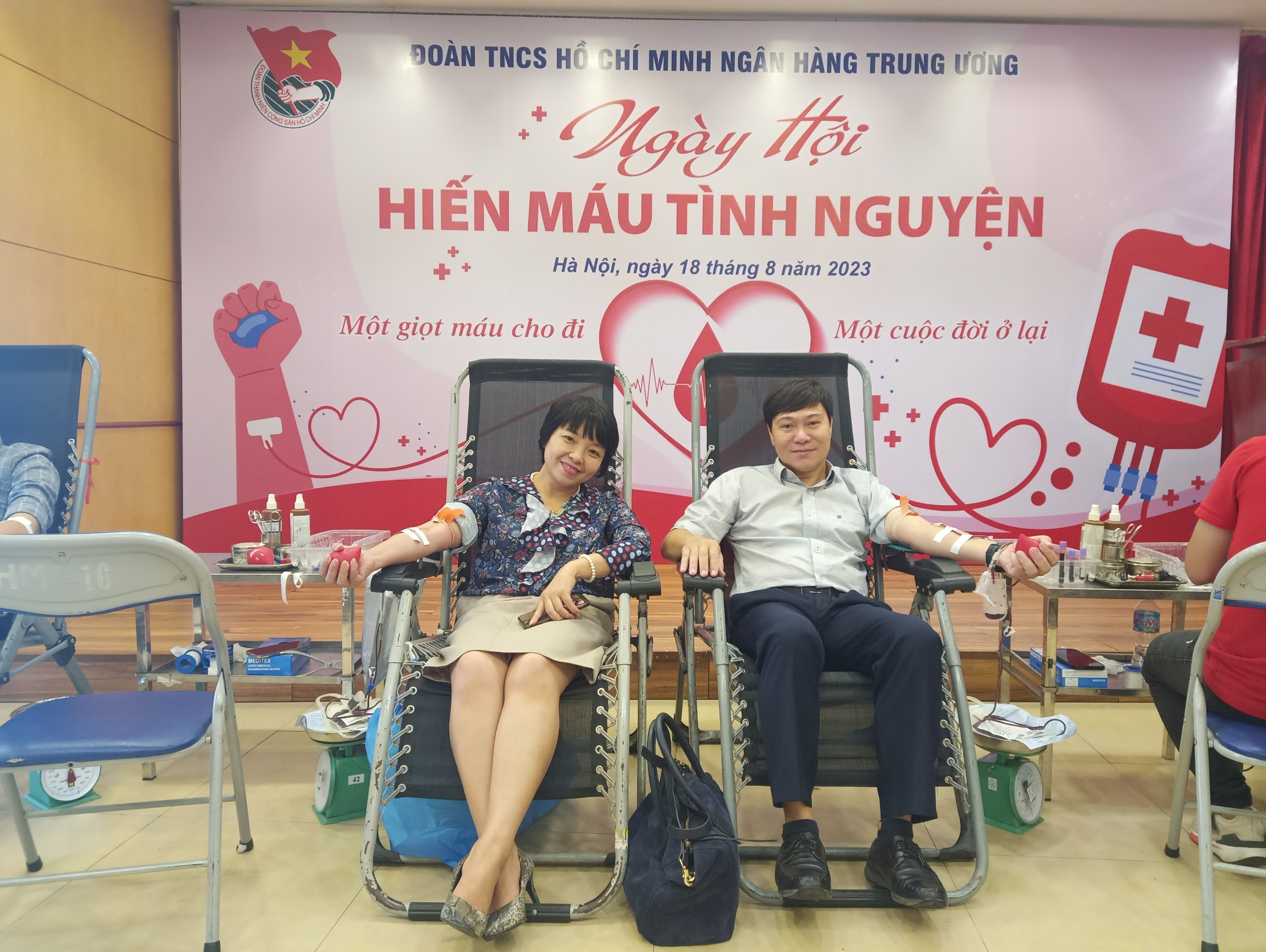 Đoàn Thanh niên Ngân hàng Trung ương tổ chức Chương trình hiến máu tình nguyện đợt II năm 2023