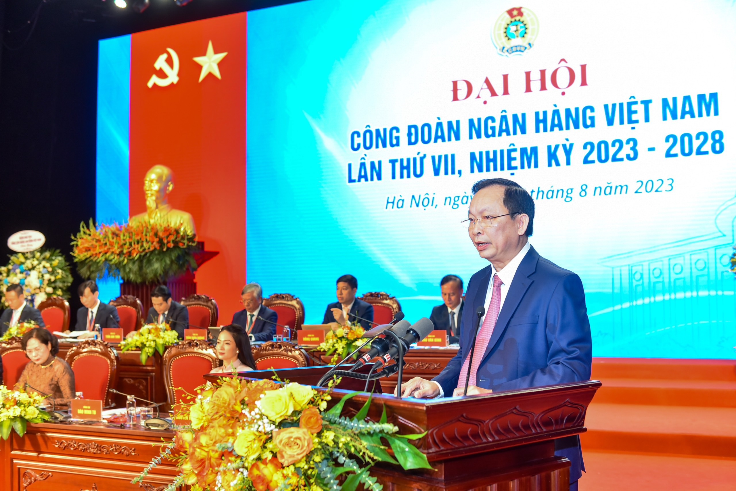 Đại hội Công đoàn Ngân hàng Việt Nam lần thứ VII: Đổi mới - Dân chủ - Đoàn kết - Phát triển