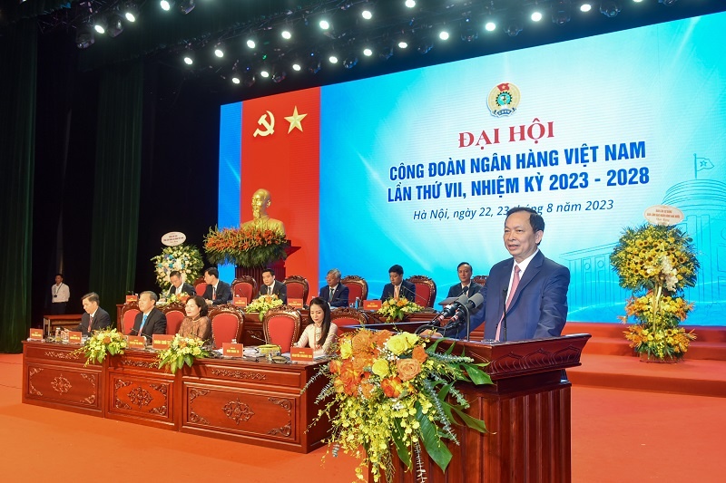 Đồng chí Đào Minh Tú tái đắc cử Chủ tịch Công đoàn Ngân hàng Việt Nam khoá VII, nhiệm kỳ 2023-2028