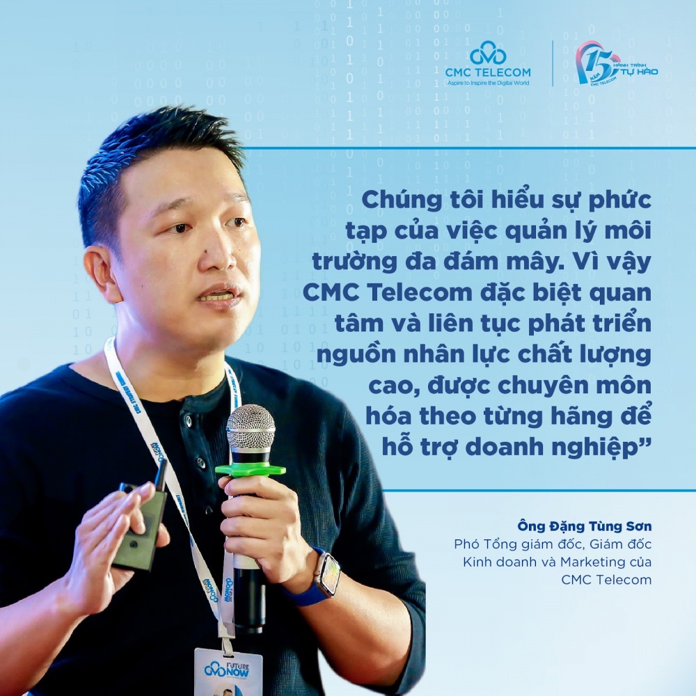 Ông Đặng Tùng Sơn, P.TGD/ GD Kinh doanh và Marketing CMC Telecom chia sẻ