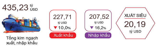 Tăng 6,7%, xuất nhập khẩu tháng 8 dần khởi sắc