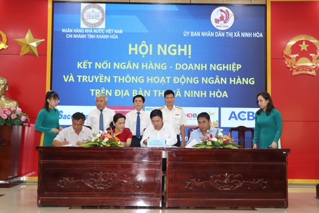 Ngân hàng Khánh Hòa tổ chức hội nghị kết nối Ngân hàng - Doanh nghiệp tại thị xã Ninh Hòa