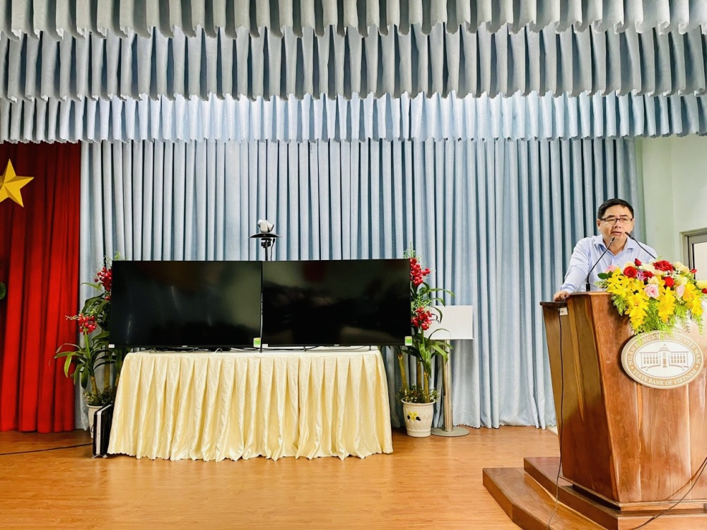 Ông Nguyễn Trí Nhân phát biểu tại Hội nghị