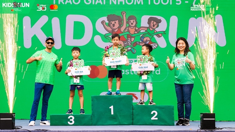 Mastercard và VPBank tổ chức thành công giải chạy Mastercard Kids Run 2023