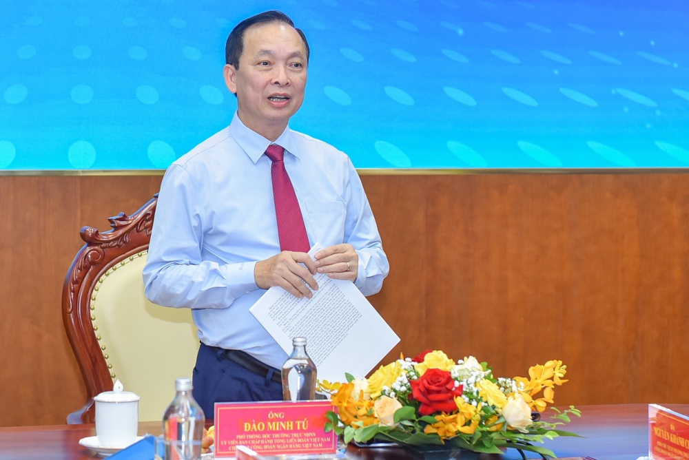 Phó Thống đốc Thường trực NHNN Đào Minh Tú phát biểu khai mạc