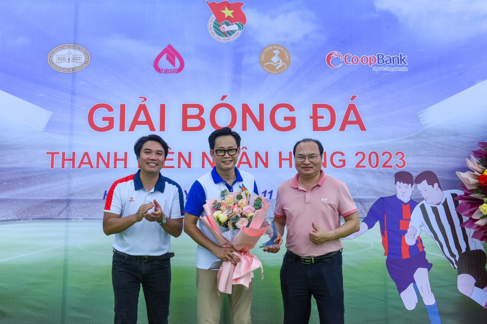 Giải bóng đá Đoàn Thanh niên Ngân hàng Trung ương năm 2023 thành công tốt đẹp