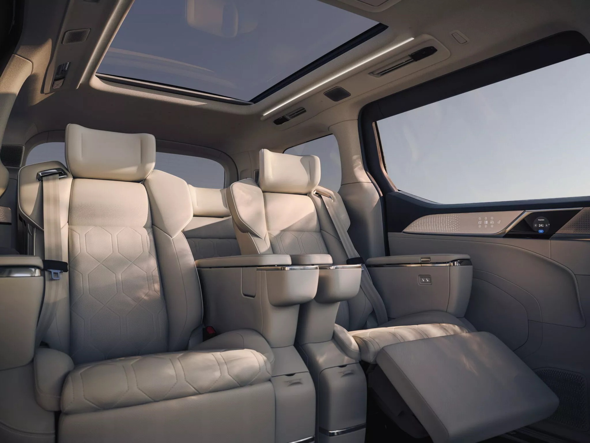 Volvo EM90 ra mắt: Nội thất biến được thành phòng chiếu phim, phòng ngủ, chạy 740 km/sạc, cạnh tranh Lexus LM- Ảnh 22.
