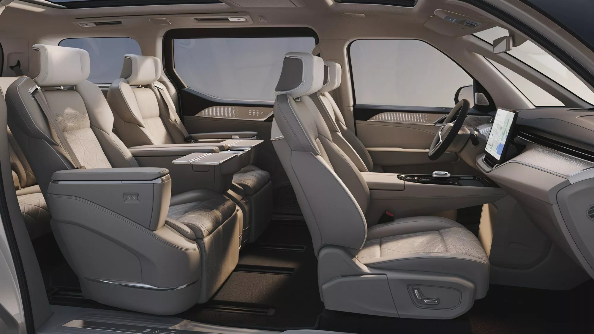 Volvo EM90 ra mắt: Nội thất biến được thành phòng chiếu phim, phòng ngủ, chạy 740 km/sạc, cạnh tranh Lexus LM- Ảnh 23.