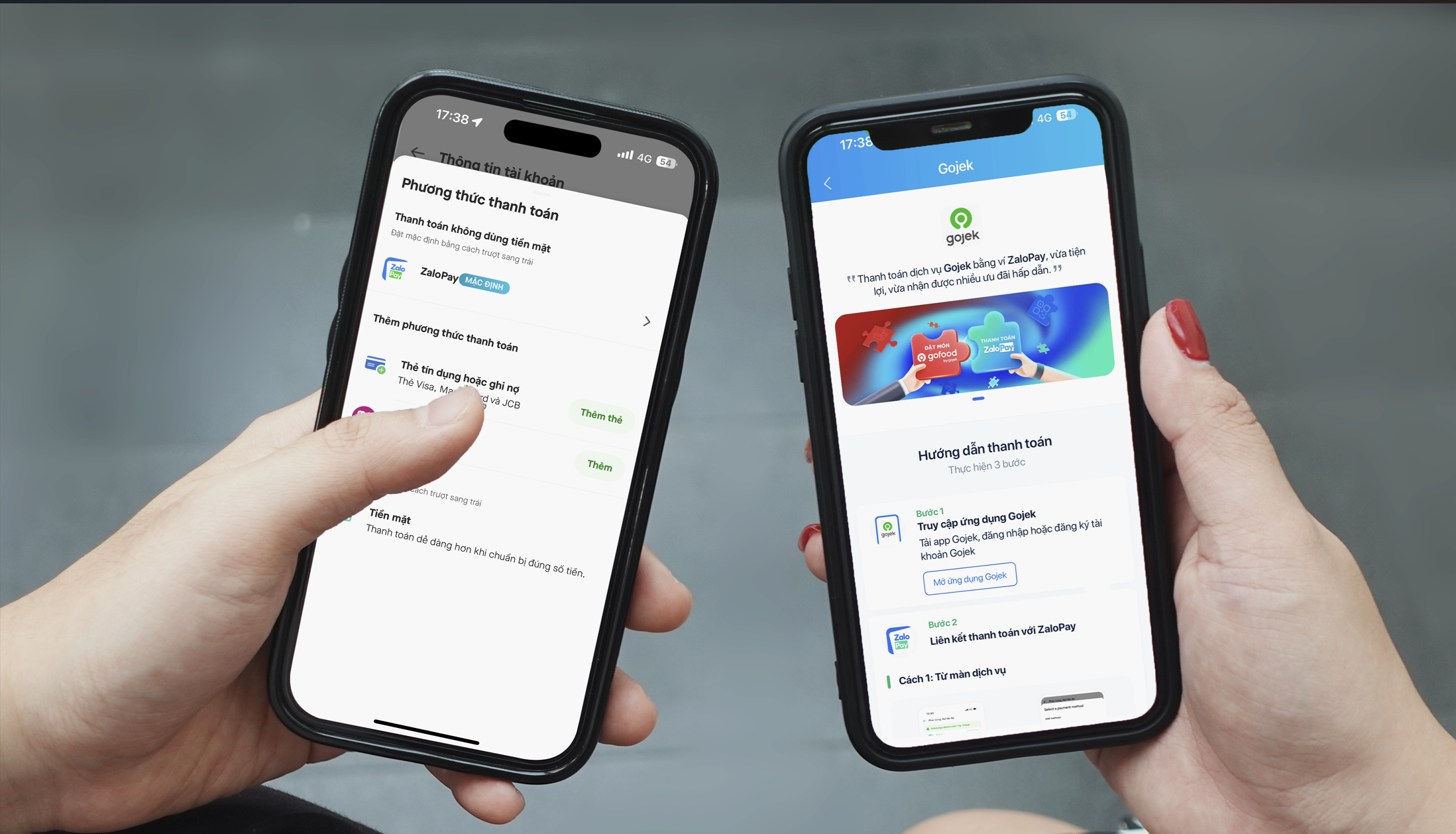 Gojek và ZaloPay hợp tác, cung cấp thêm lựa chọn thanh toán không tiền mặt cho người dùng