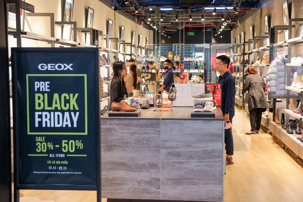 Geox giảm khủng lên tới 50% cho toàn bộ sản phẩm nhân dịp Black Friday