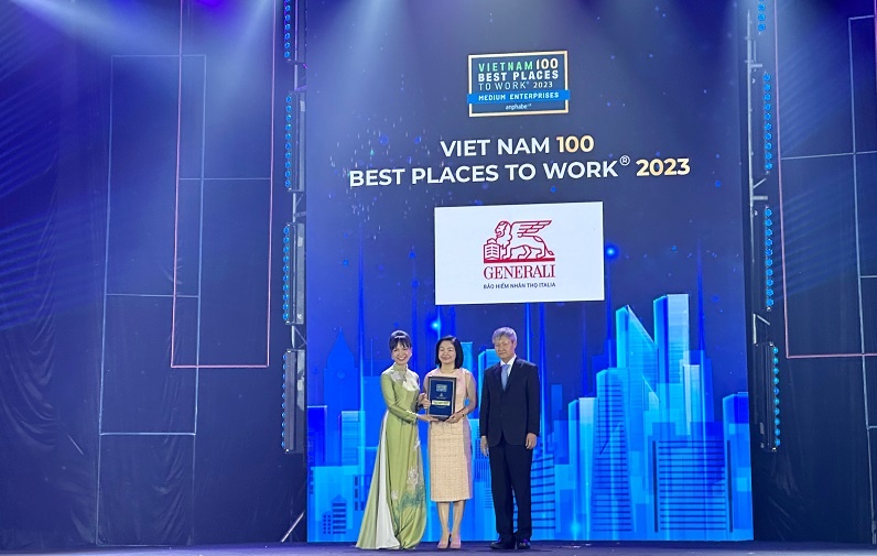  Generali Việt Nam khẳng định vị thế trong lĩnh vực tài chính, bảo hiểm với 4 danh hiệu tại BXH “100 Nơi làm việc tốt nhất Việt Nam 2023”