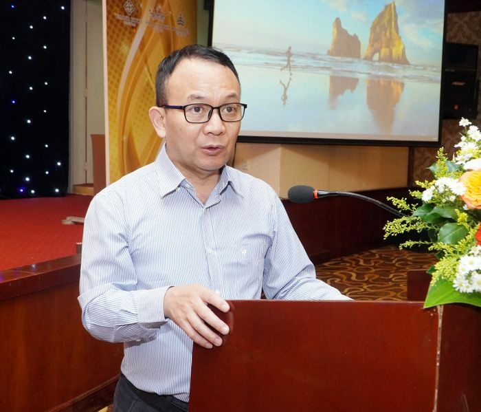 Ông Nguyễn Thanh Tuyên, Phó Cục trưởng Cục Công nghiệp CNTT phát biểu khai mạc hội thảo.