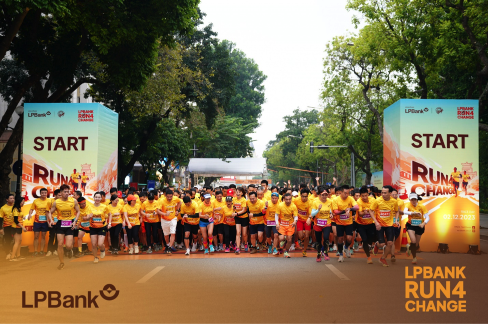Giải chạy “LPBank – Run4Change” lan tỏa tinh thần chuyển đổi mạnh mẽ và lối sống tích cực