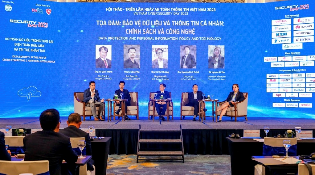 Nhiều doanh nghiệp tham dự Hội thảo - Triển lãm quốc tế Ngày An toàn thông tin Việt Nam 2023.