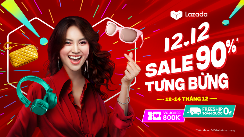 Lazada Việt Nam chính thức khởi động Lễ hội mua sắm 12.12 "Sale tưng bừng"