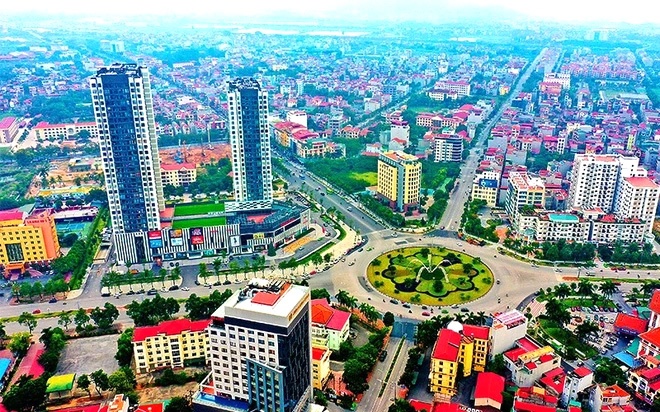 Một góc thành phố Bắc Ninh. (Nguồn: Cổng thông tin Điện tử Chính phủ Xây dựng Chính sách, Pháp luật)