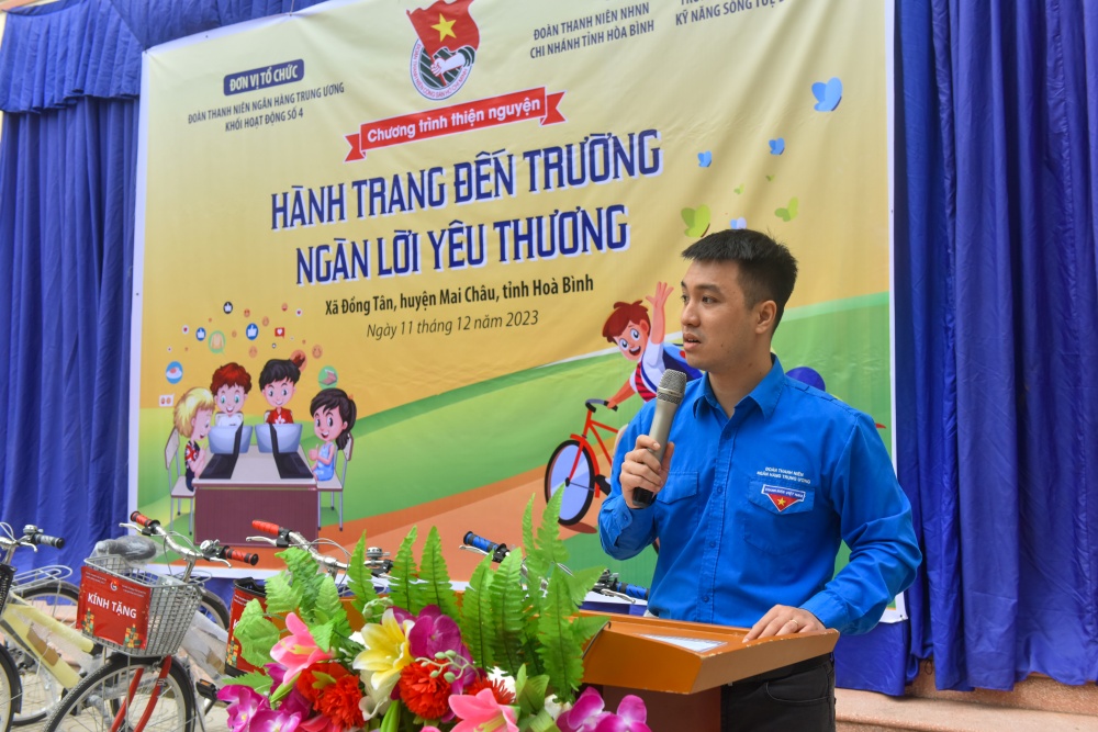 Đồng chí Vũ Tuấn Linh phát biểu khai mạc chương trình