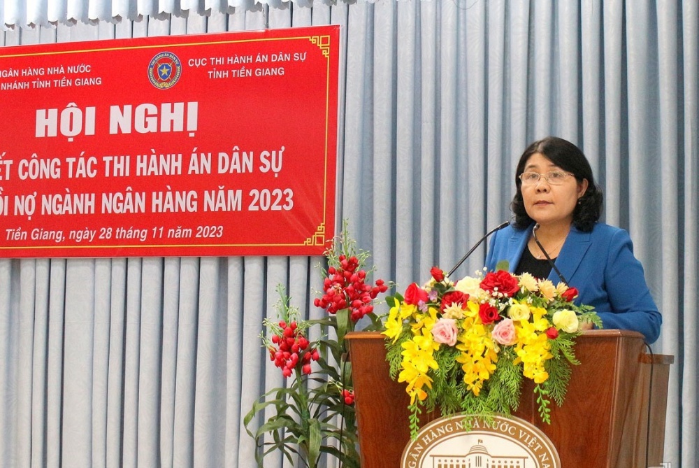 Tiền Giang: Ngành Ngân hàng tích cực phối hợp thi hành án