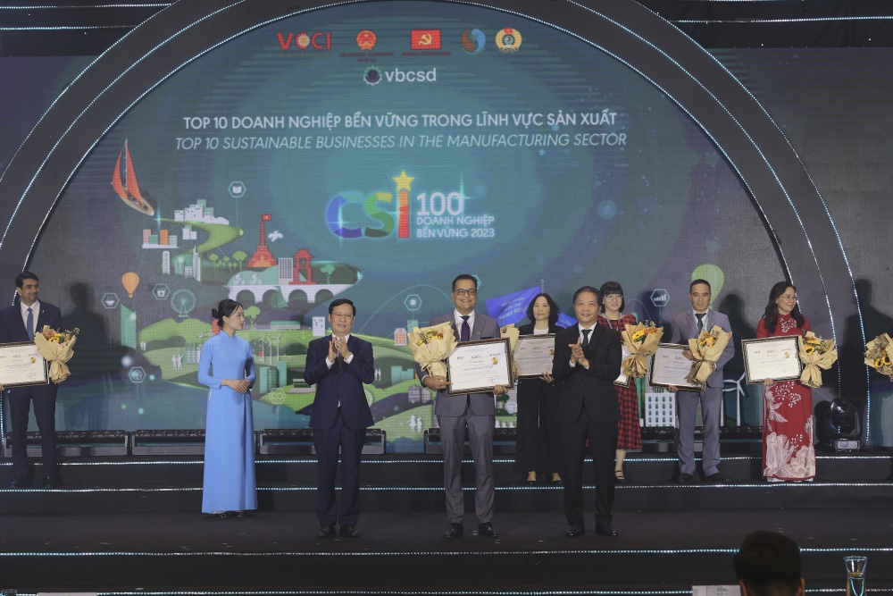 Nestlé Việt Nam liên tiếp dẫn đầu Top 100 Doanh nghiệp bền vững
