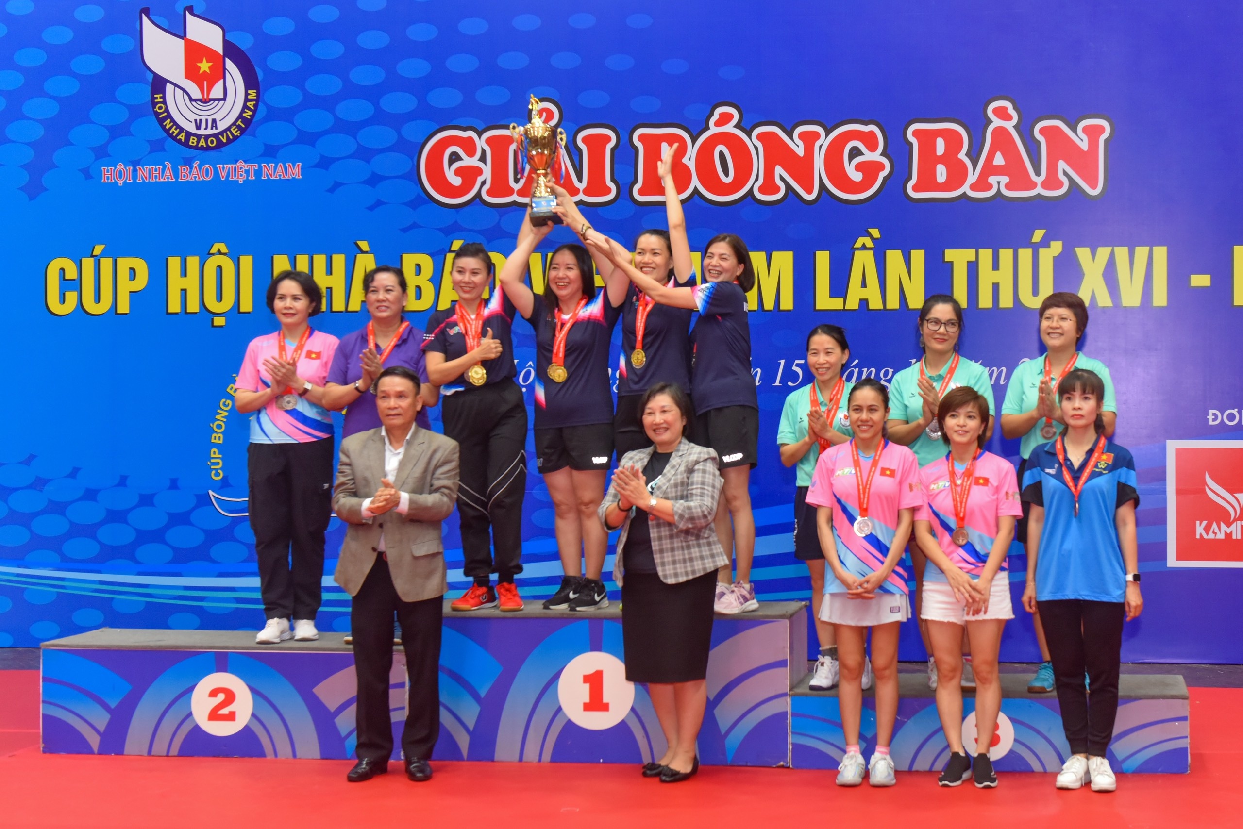 Giải bóng bàn Cúp Hội Nhà báo Việt Nam năm 2023: Chuyên nghiệp và đầy cảm xúc