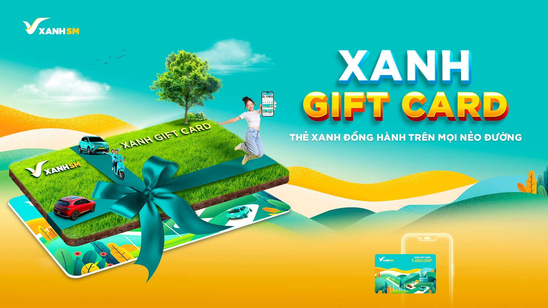 Xanh SM ra mắt thẻ quà tặng Xanh Gift Card nhân mùa lễ hội cuối năm