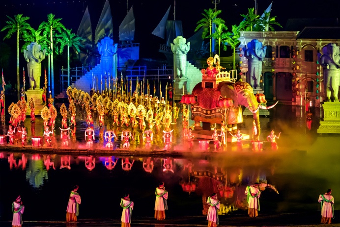 Một cảnh trong Show diễn Ký ức Hội An.