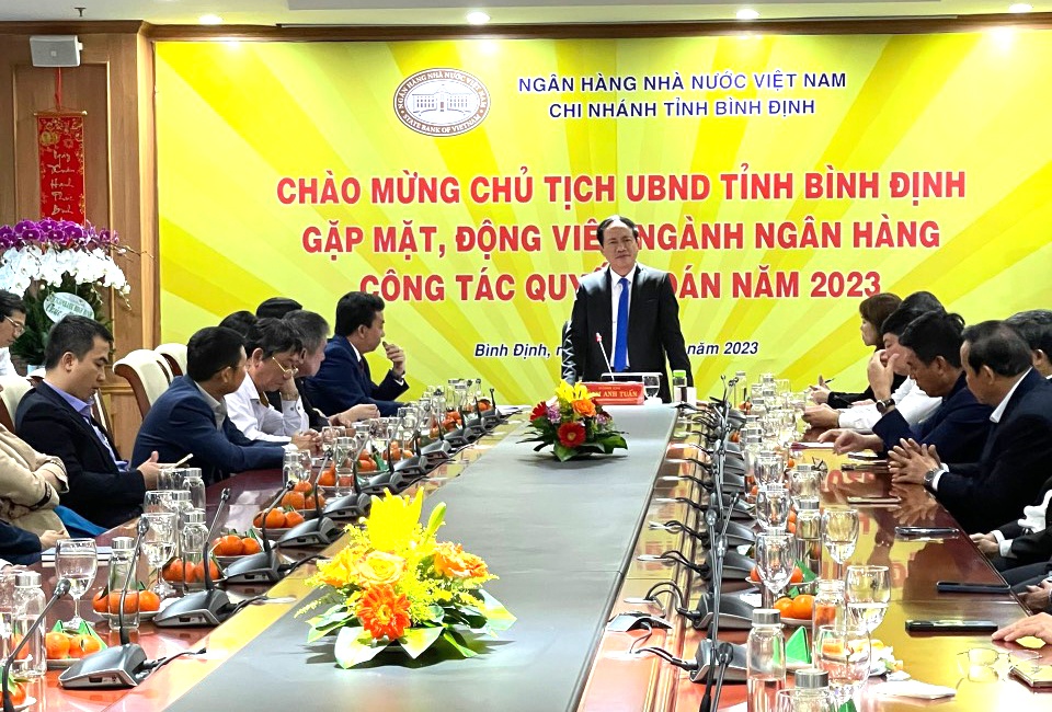 Đồng chí Phạm Anh Tuấn – Chủ tịch UBND tỉnh Bình Định phát biểu chỉ đạo tại buổi làm việc