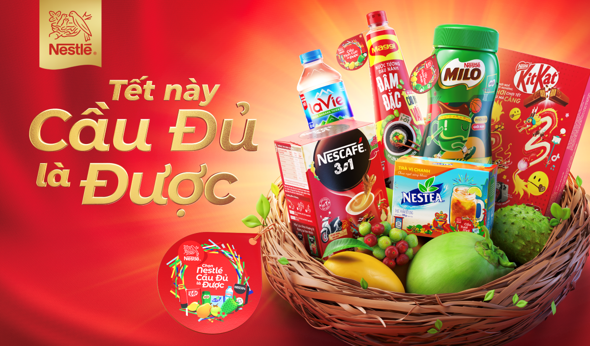 Nestlé Việt Nam khởi xướng chương trình “Cầu Đủ Là Được” cùng người tiêu dùng trao đi những lời chúc tốt đẹp cho năm mới.