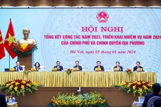 Hội nghị Chính phủ và chính quyền địa phương triển khai nhiệm vụ năm 2024