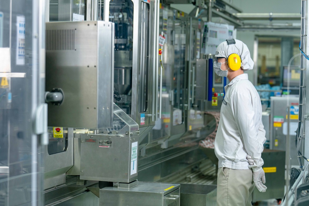 Nhà máy Nestlé Trị An được đầu tư dây chuyền sản xuất với công nghệ hiện đại.
