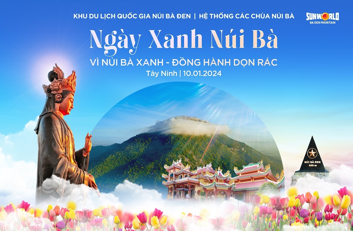 Phát động chiến dịch Ngày xanh núi Bà làm sạch núi Bà Đen, Tây Ninh Phát động chiến dịch Ngày xanh núi Bà làm sạch núi Bà Đen, Tây Ninh