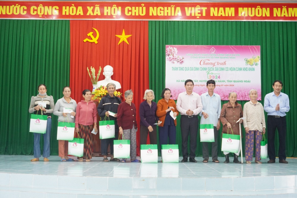 NHCSXH Quảng Ngãi tổ chức chương trình an sinh xã hội 