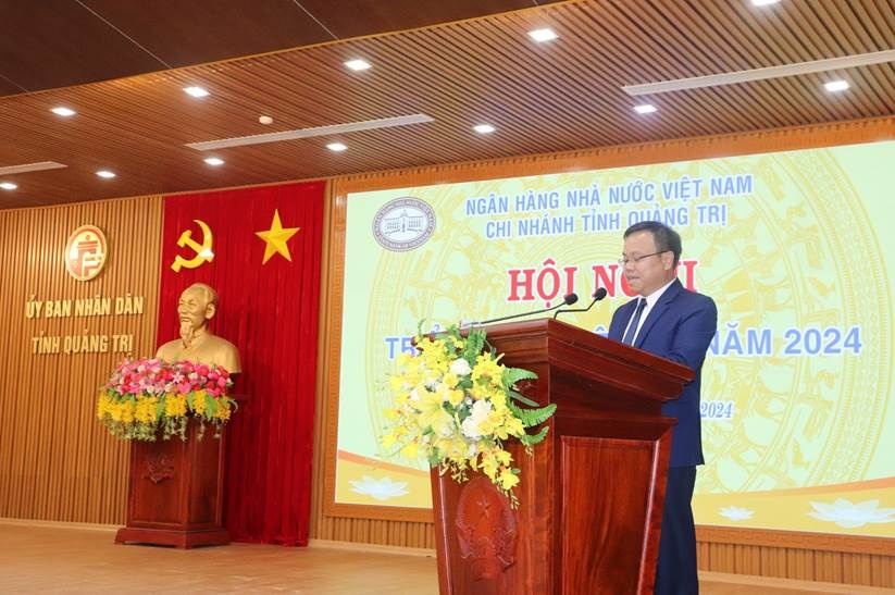 Đồng chí Lê Đức Tiến – Phó chủ tịch UBND tỉnh Quảng Trị phát biểu chỉ đạo Hội nghị