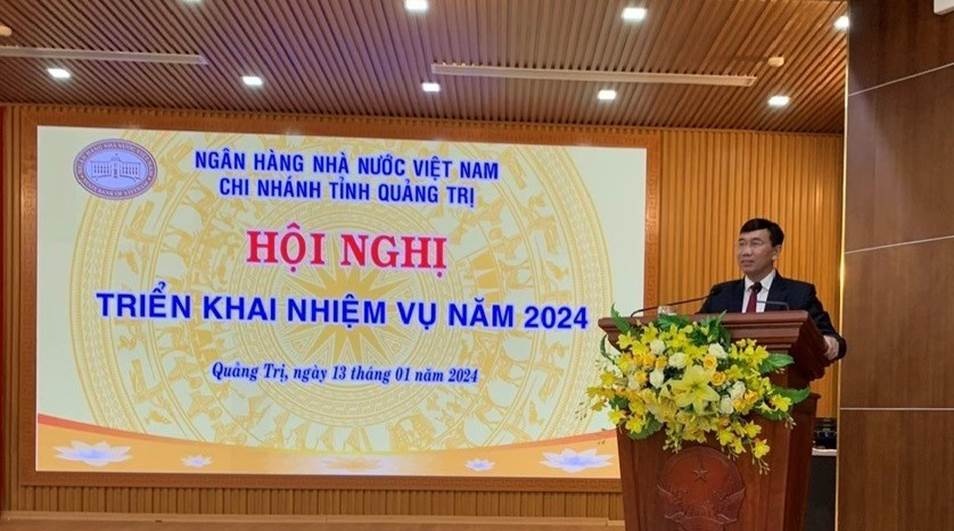 Đồng chí Nguyễn Đức Đồng – Giám đốc NHNN phát biểu tại Hội nghị