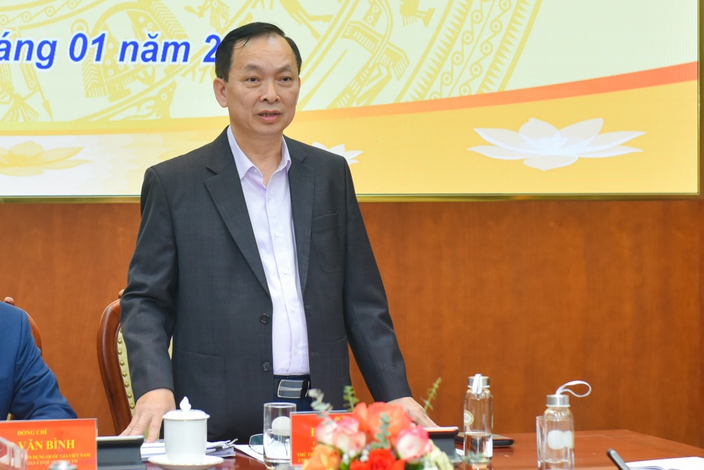 hó Thống đốc Thường trực NHNN Đào Minh Tú phát biểu chỉ đạo tại Hội nghị