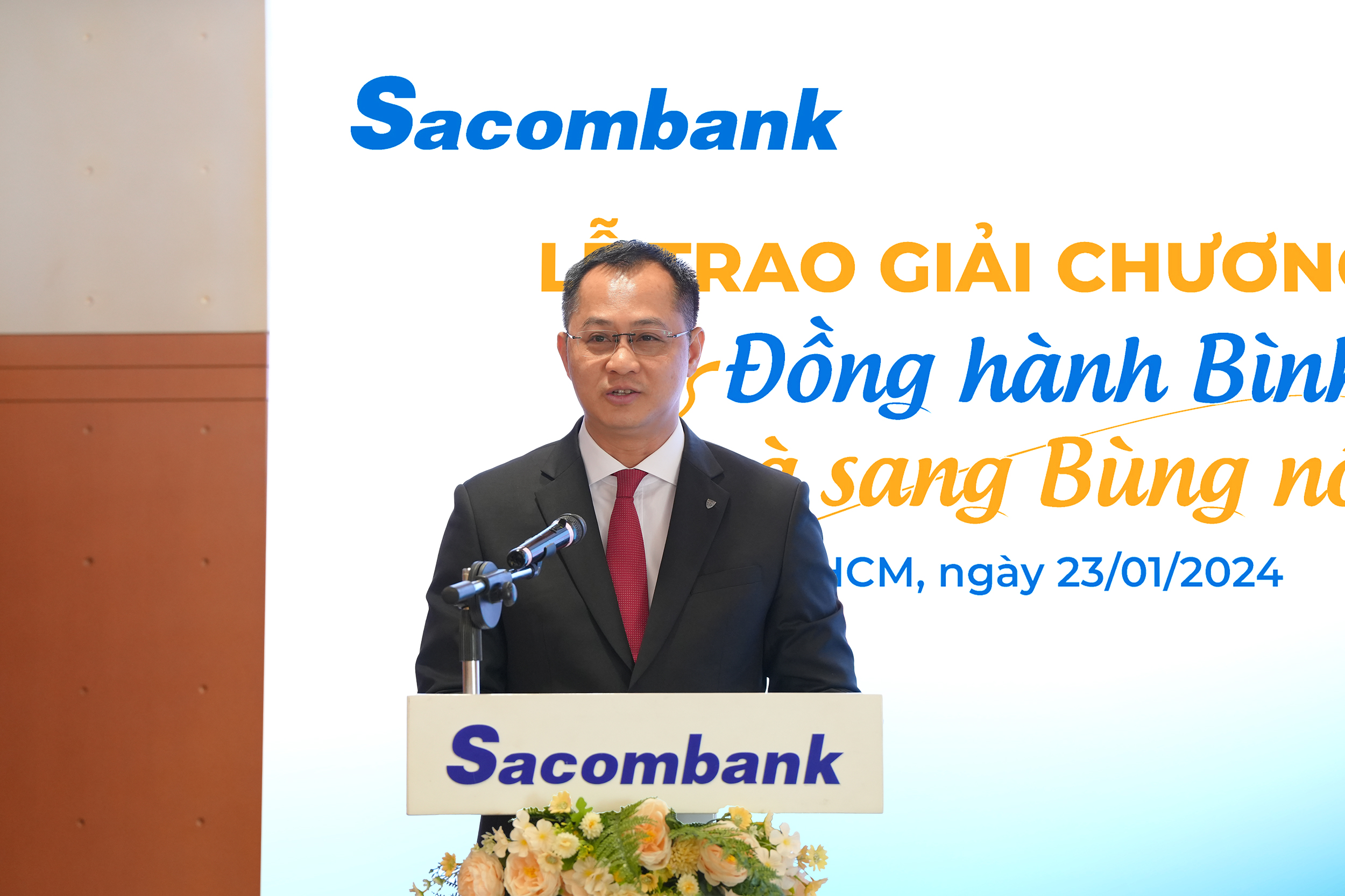 Ông Lê Tuấn Anh - Giám đốc Cấp cao Phòng Phân phối Mở rộng Dai-ichi Life Việt Nam chia sẻ về kết quả hợp tác giữa Sacombank và Dai-ichi Life VN