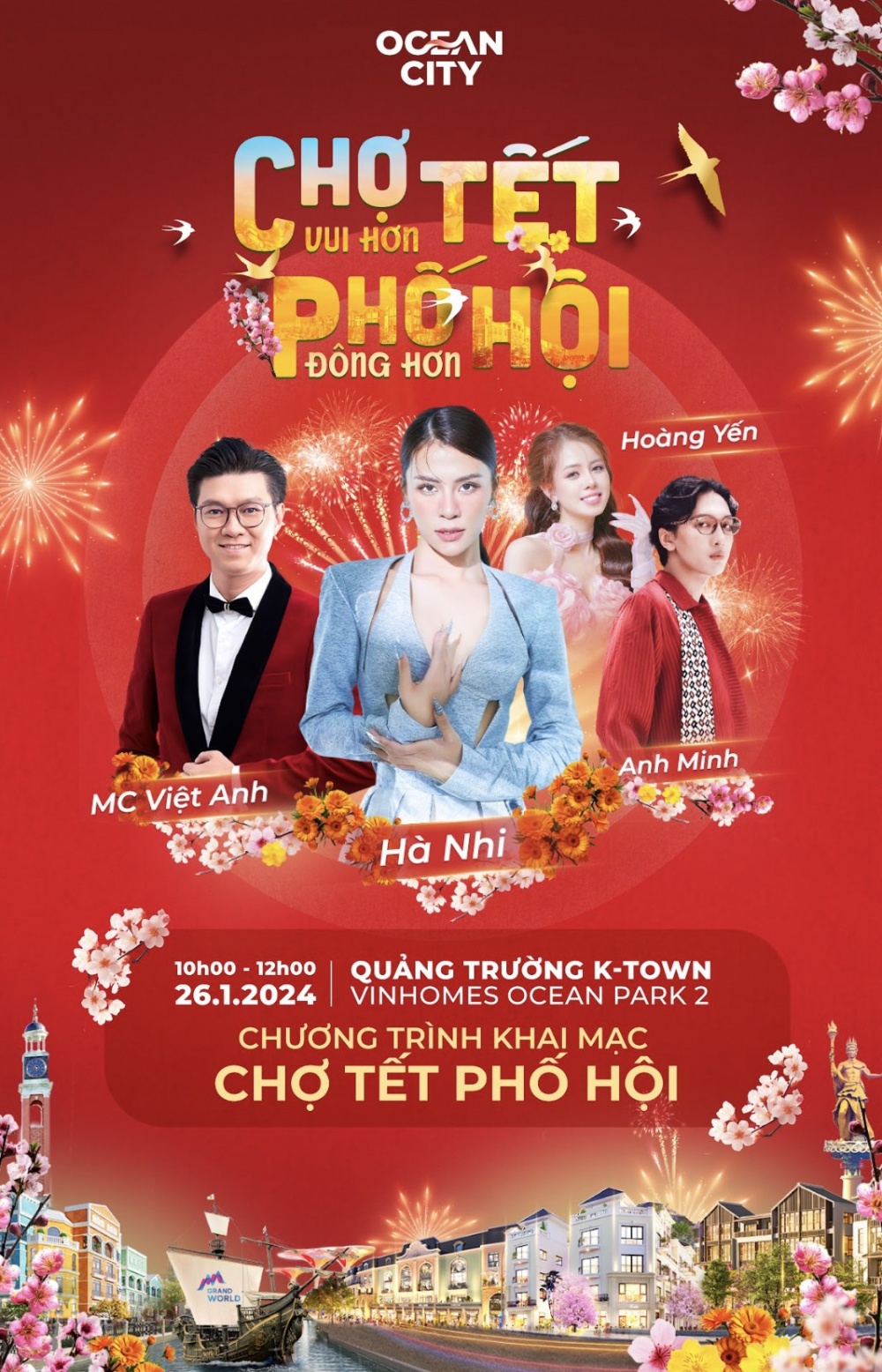  “Chợ Tết Phố Hội” sẽ có màn ra mắt hoành tráng vào ngày 26/1 tới đây với sự góp mặt của nữ ca sĩ Hà Nhi cùng nhiều giọng ca trẻ đang được nhiều người mến mộ.